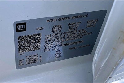 2022 Chevrolet Silverado 1500 High Country