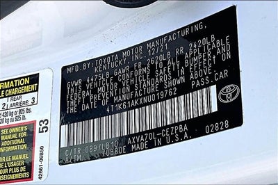 2022 Toyota Camry XSE