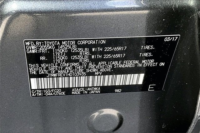 2017 Toyota RAV4 XLE