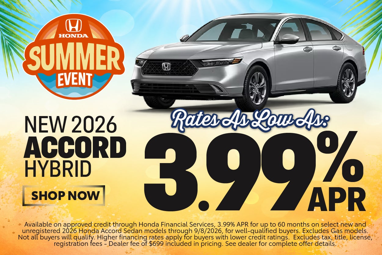 2026 Honda Accord Deals