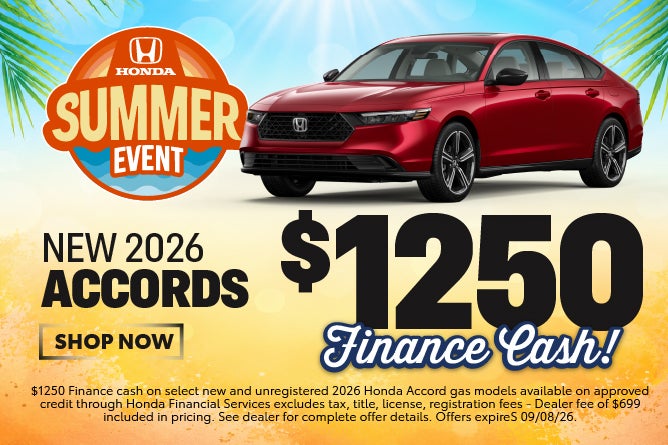 2026 Honda Accord Deals
