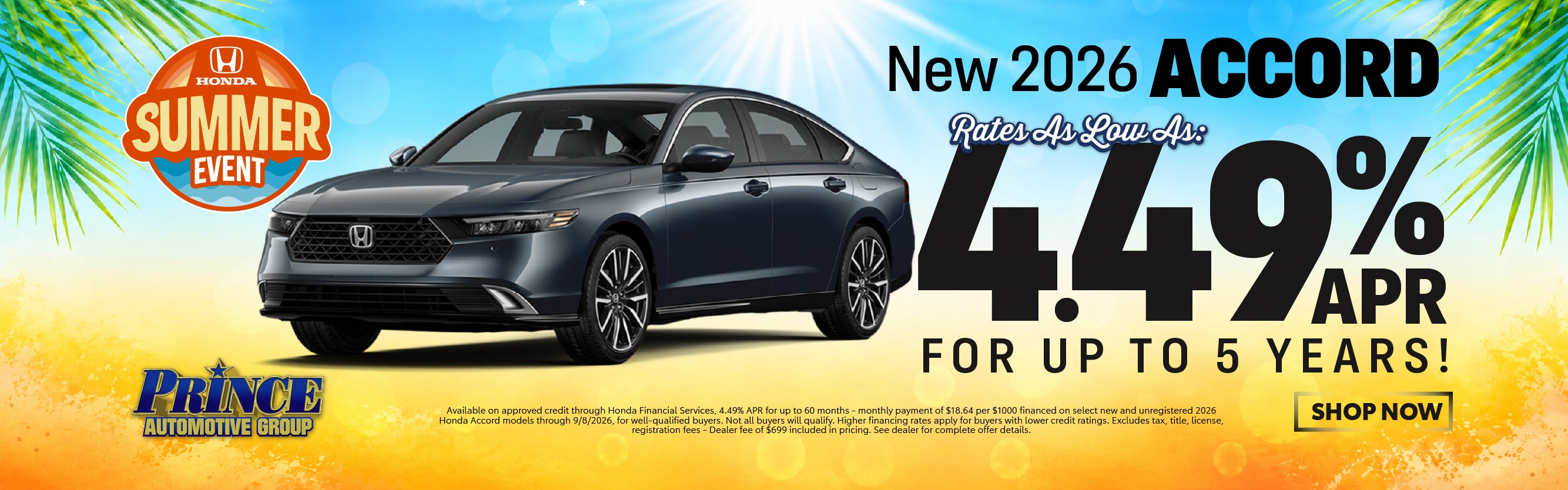 2026 Honda Accord Deals