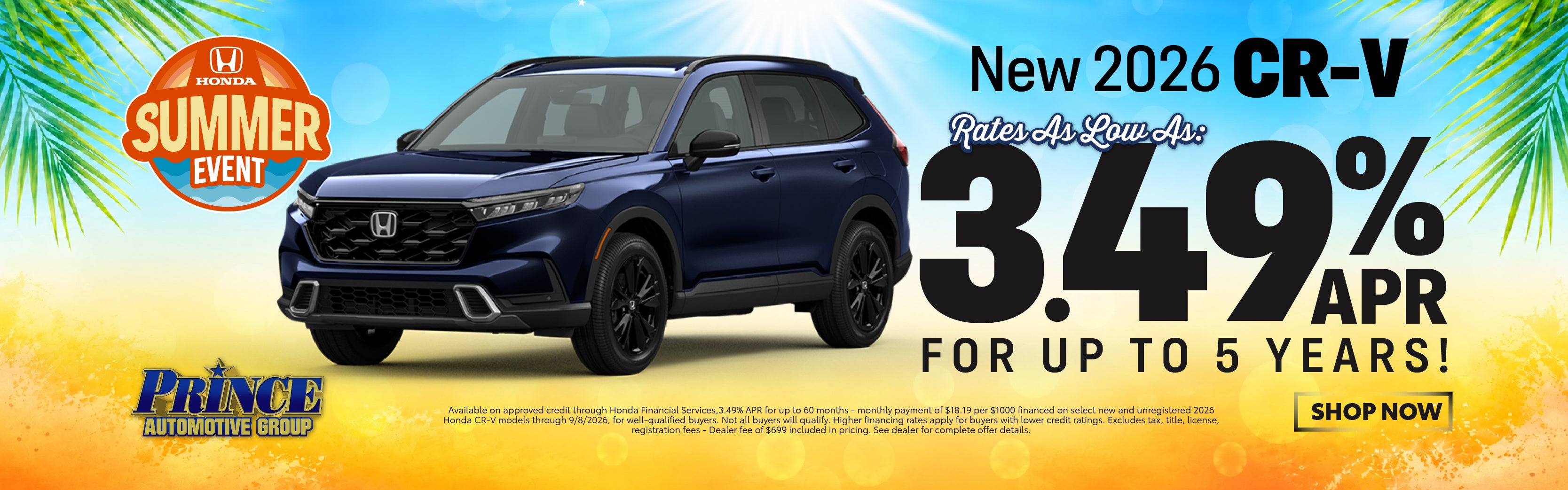 2026 Honda CRV Deals