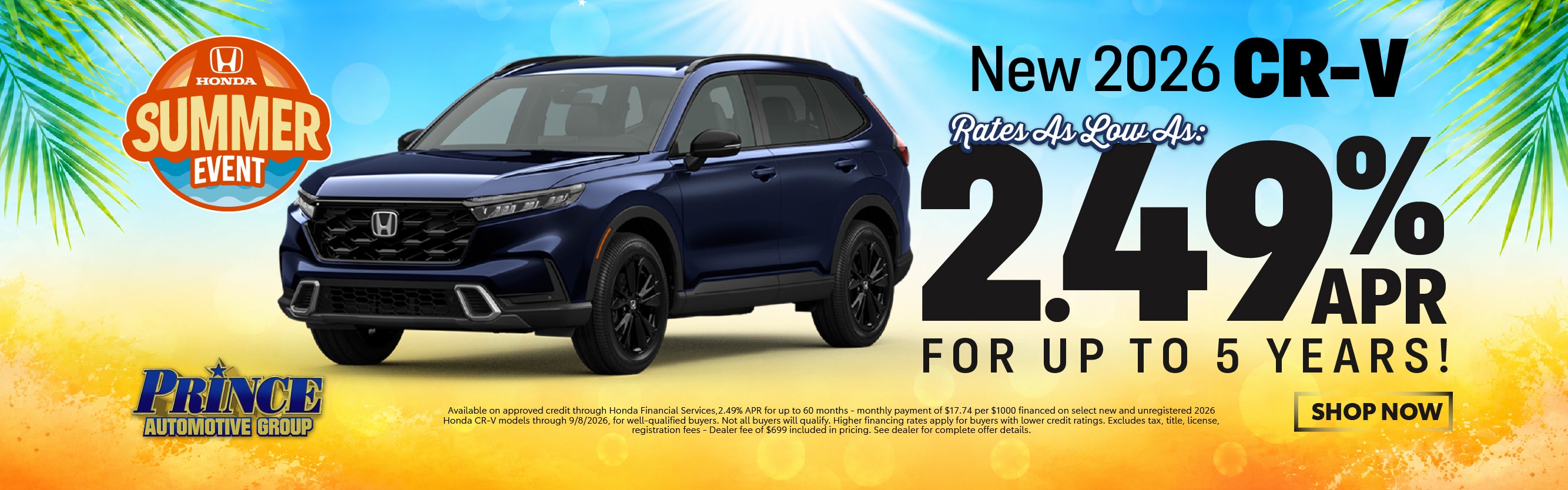 2026 Honda CRV Deals