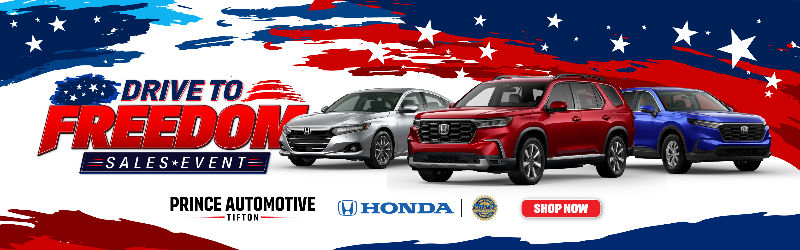 Drive to Freedom Sales Event